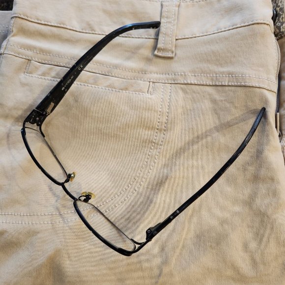 VOGUE VO3661-B 352 Eyeglasses Frames Only 52-16-130 Black Crystal Polish - Picture 5 of 9